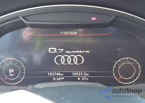 2018 Audi Q7 3.0T Premium z USA, uszkodzony, nr VIN WA1VAAF78JD017114